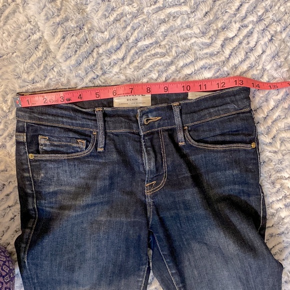 Frame Le skinny de Jeanne sz 26 rusty blue ankle jeans GUC- classic - Picture 8 of 13
